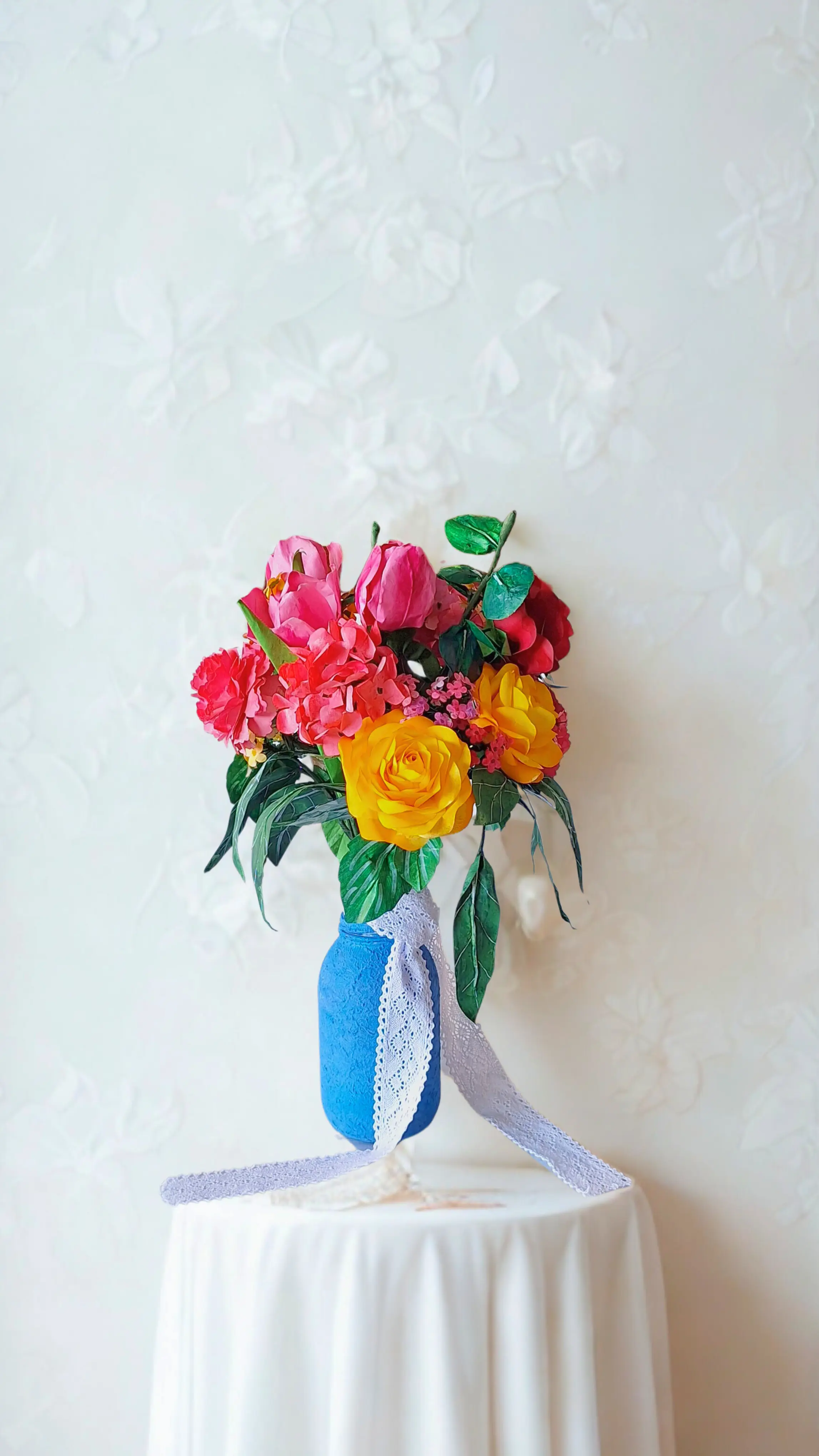 Paper flower bouquets