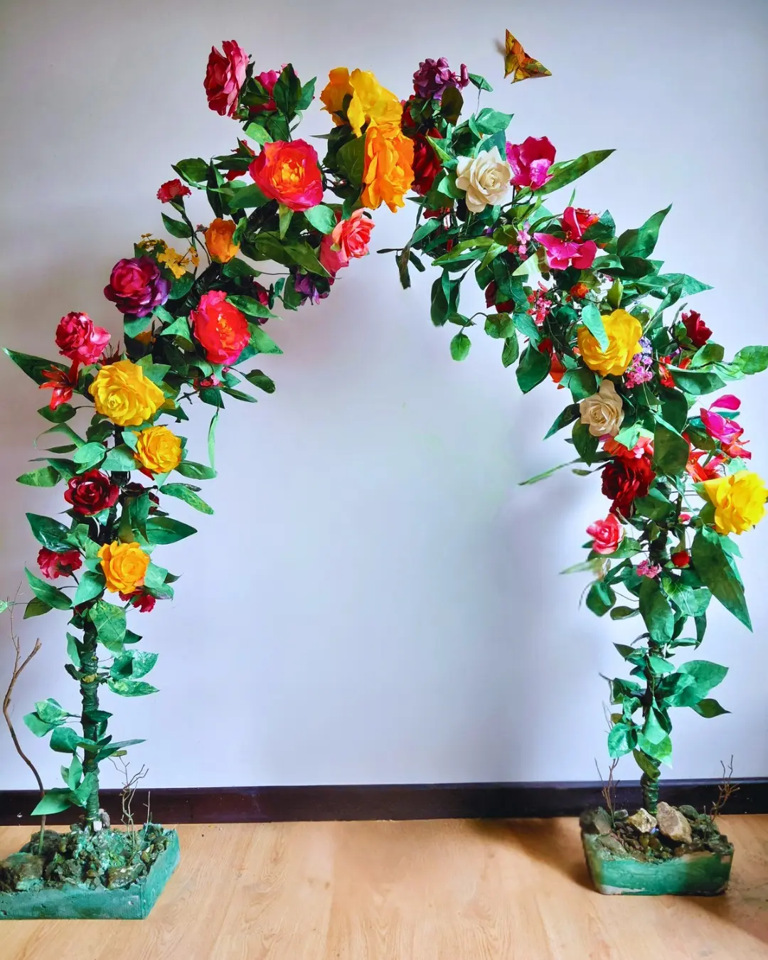 Botanical arch detail