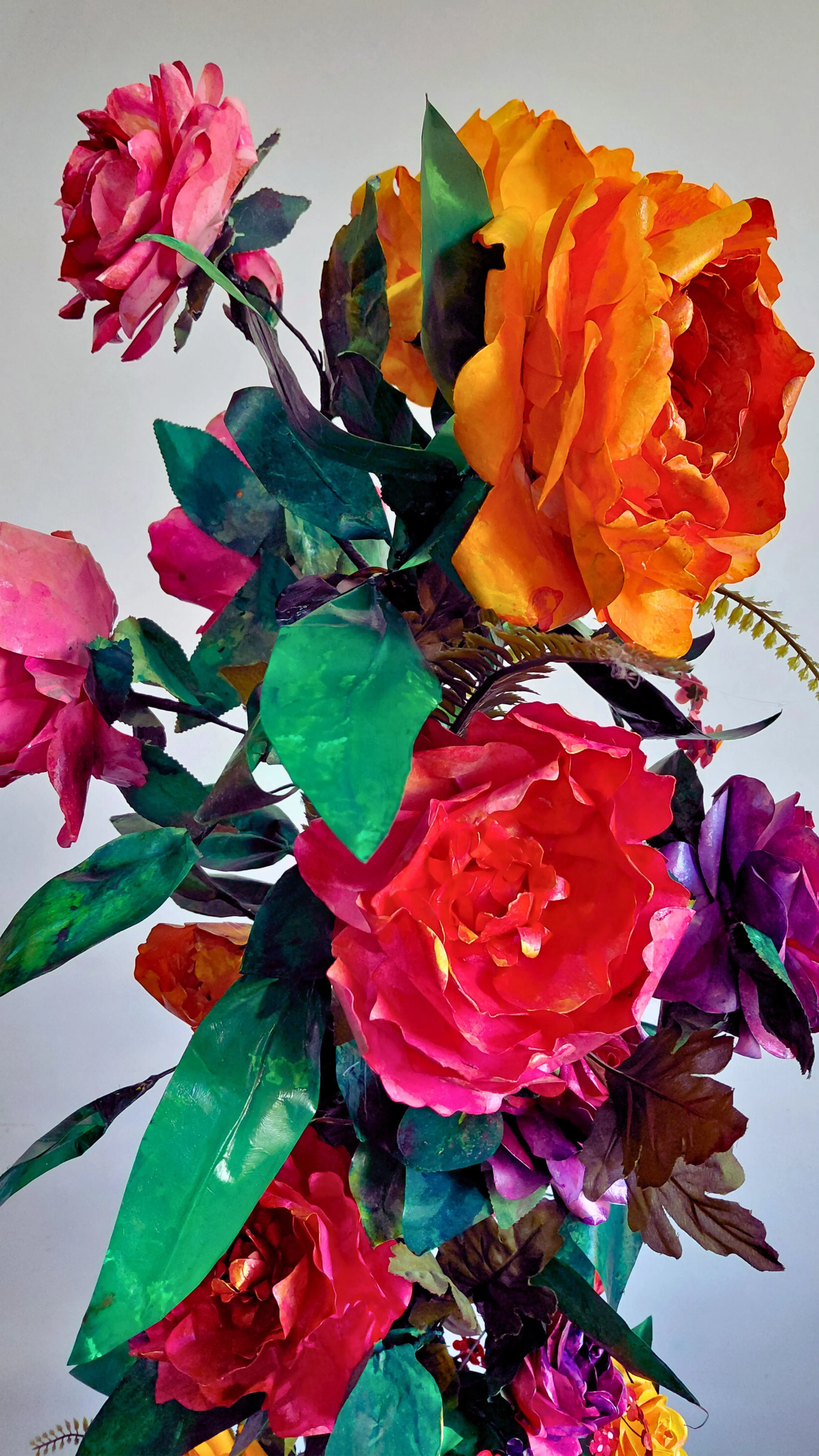 peonies handmade paper flowers